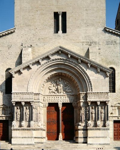 Ansicht des Portals von French School